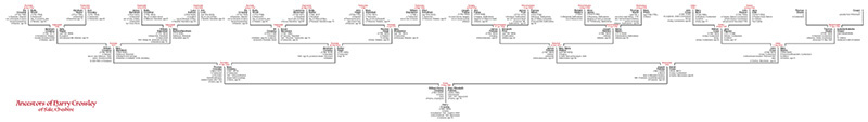 Typical ancestor chart